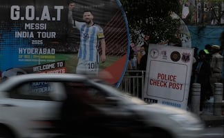 La India blinda con 4 mil policías la visita de Messi a Hyderabad, tras disturbios en Calcuta