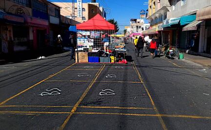 "Es un robo": cobran 480 pesos por metro cuadrado a comerciantes para instalarse en romería de Neza
