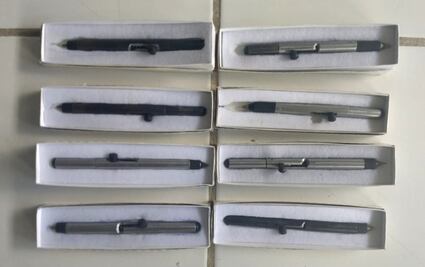 Decomisan 8 armas tipo pluma a sujeto en la CDMX