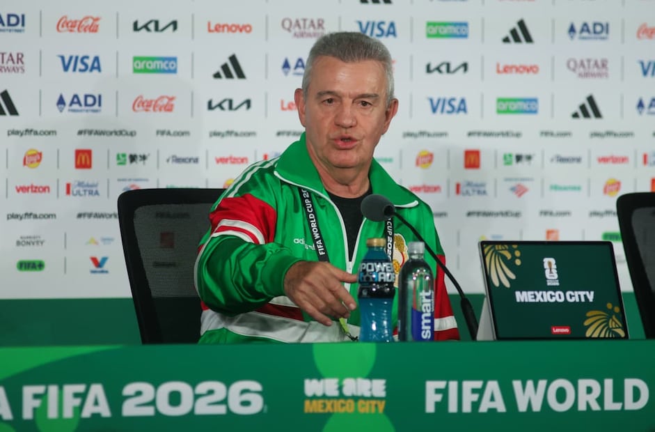 Javier Aguirre en conferencia con la Selección Mexicana, durante la Copa del Mundo de 2026 - Foto: Carlos Mejía | EL UNIVERSAL