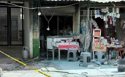 Se registra incendio en local comercial de CETRAM Zaragoza; hay 3 heridos