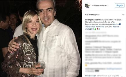 Edith González desea que el 2017 sea un año de "mucha salud"