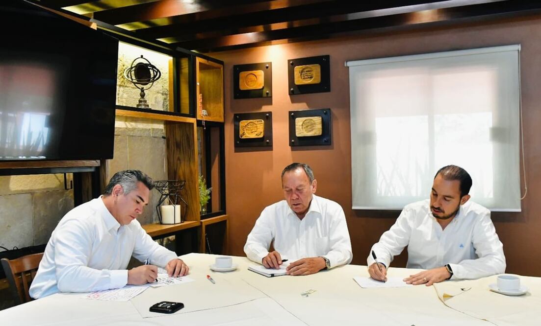 Dirigentes de oposición. Foto: especial