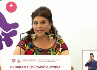 Clara Brugada anuncia programa “Educación Utopía” en escuelas de CDMX; buscan acercar a estudiantes a las artes, cultura y tecnología