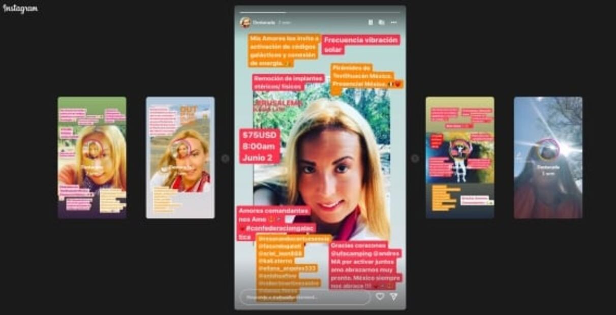 Ella es Mafe Walker, la mujer que asegura dominar idioma extraterrestre