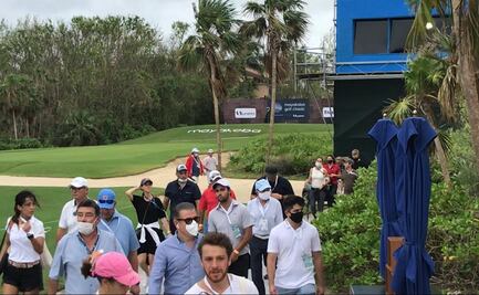 Invitados al Mayakoba Classic se brincan medidas sanitarias