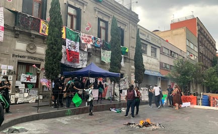 Colectivo feminista, en alerta por posible intento de desalojo de la CNDH