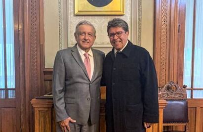 AMLO sostiene encuentro privado con Ricardo Monreal
