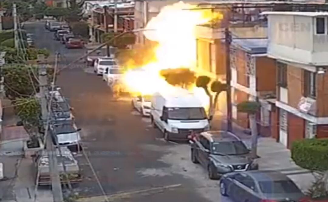 La vivienda donde se suscitó la detención sufrió daños considerables. Foto: Captura de video