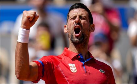 Novak Djokovic con paso firme en París 2024; avanzó a cuartos tras vencer a Dominik Koepfer