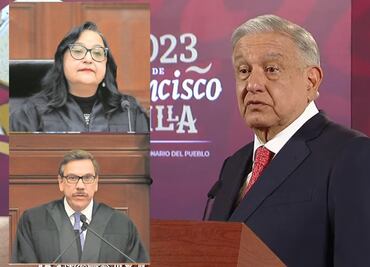 AMLO critica a ministros Piña y Laynez tras freno a extinción de fideicomisos del Poder Judicial