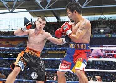 Horn impone mañas y vence a Pacquiao