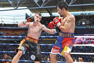 Horn impone mañas y vence a Pacquiao