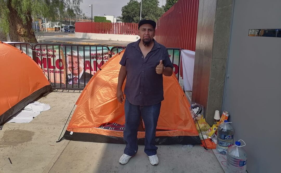 Los manifestantes colocaron dos casas de campaña. Foto: Especial