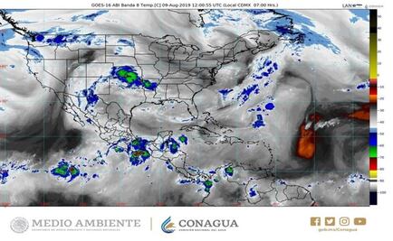 Prevén altas temperaturas en 19 estados y lluvias de diferente intensidad en 29