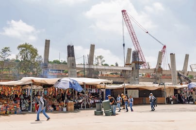 Terminal Observatorio del Tren México-Toluca, con avance de 77%