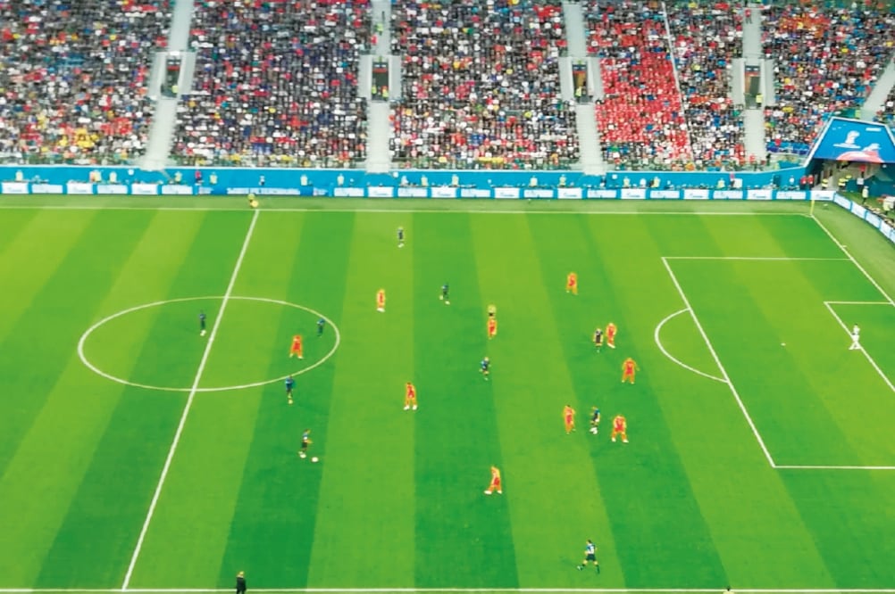 Eden Hazard obligó al lateral derecho galo Benjamin Pavard a no atacar (FOTOS: ABRAHAM GUERRERO G. EL UNIVERSAL)