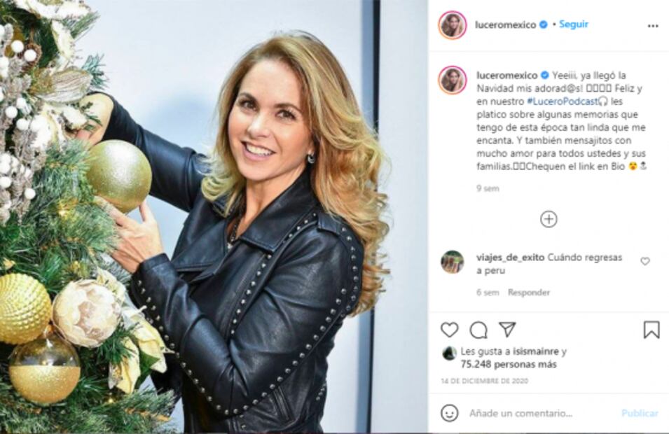 Lucero presume un sexy vestido estilo lencero en Instagram