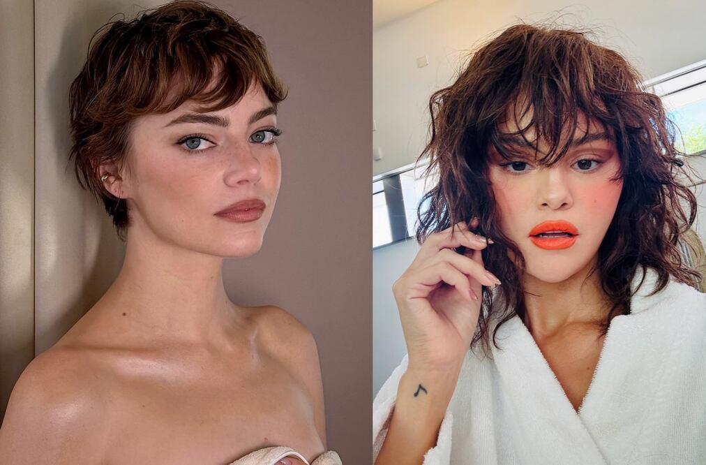 La cara redonda se caracteriza por tener un mentón suave. Foto: Instagram/ @selenagomez / @ninapark