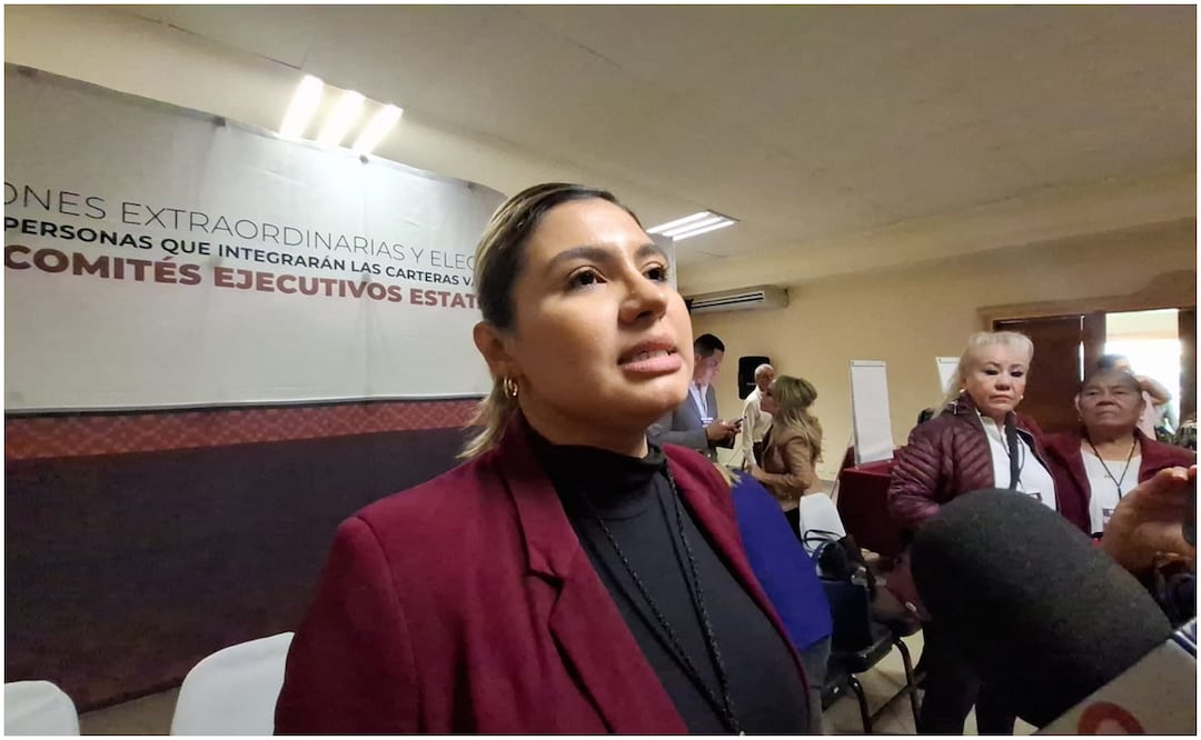 Eligen a Mirsa Suárez Maldonado como nueva dirigente estatal de Morena en Morelos (16/11/2024). Foto: Especial