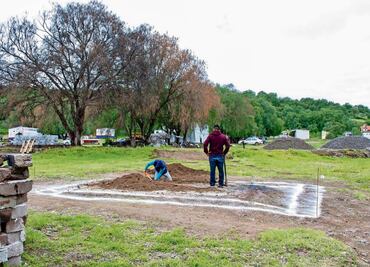 Inicia en La Saucera la reconstrucción de talleres de pirotecnia