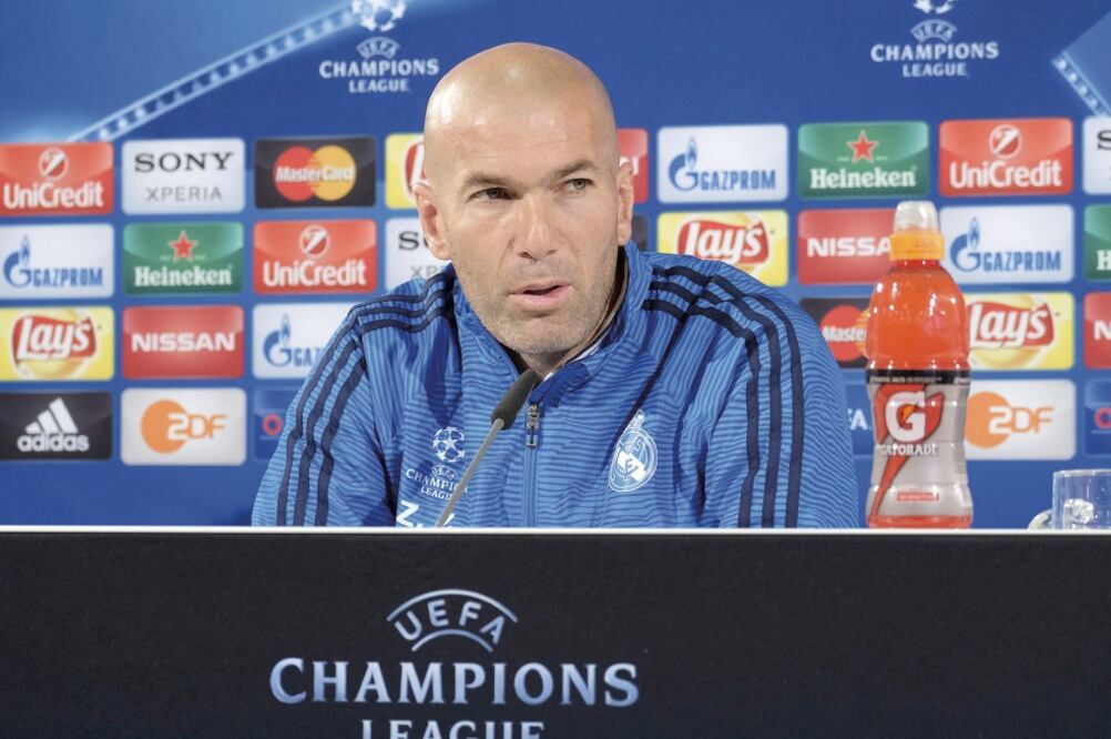 Zidane espera que los Merengues no tengan exceso de confianza (PETER STEFFEN. EFE)