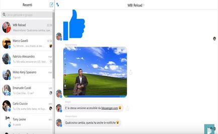 Así sería Facebook Messenger para Windows 10