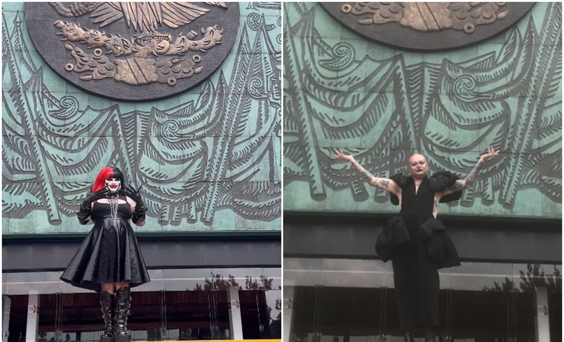 Alexis Mvgler y Ambrose Lugosi Boo fueron recibidas por la diputada Salma Luévano. Foto: Instagram @ambrose_lugosi @alexismvgler