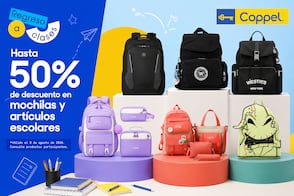 Mochilas en oferta en Coppel en línea para el regreso a clases