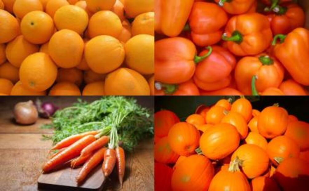 Beneficios de la comida según su color