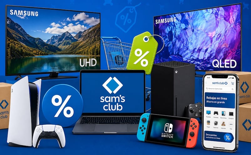 Sam's Club sorprende con rebajas en línea; aprovecha descuentos en pantallas, consolas y más