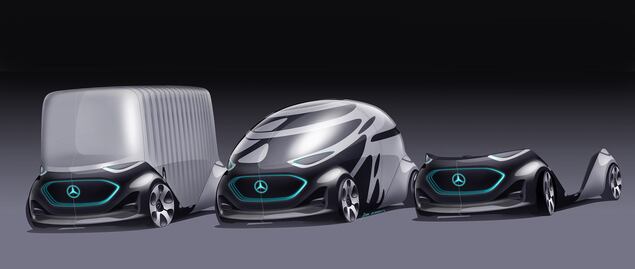 Mercedes-Benz revela una plataforma modular autónoma