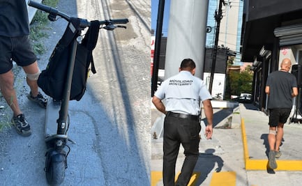 Aperciben a ciudadano por usar patín eléctrico para transitar por avenidas de Monterrey