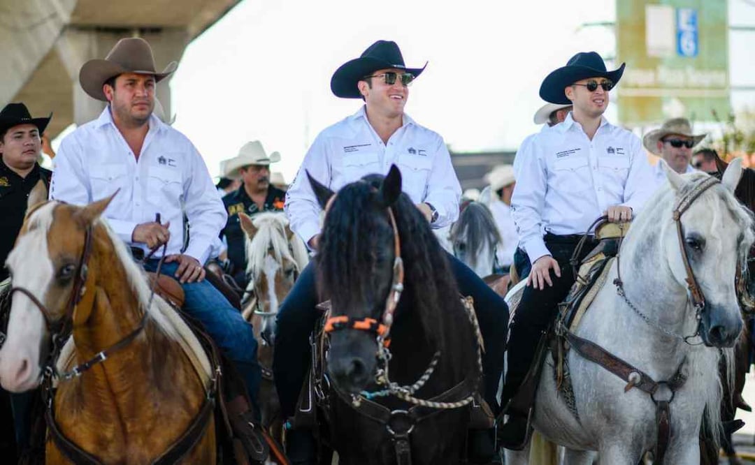 Festeja el gobernador Samuel García al estilo del norte en los 427 años de la fundación de Monterrey. Foto: Especial