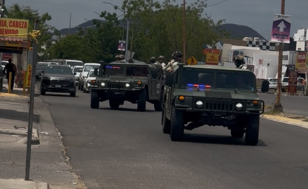 Arriban 300 nuevos elementos del Ejército a Culiacán. Foto: cortesía
