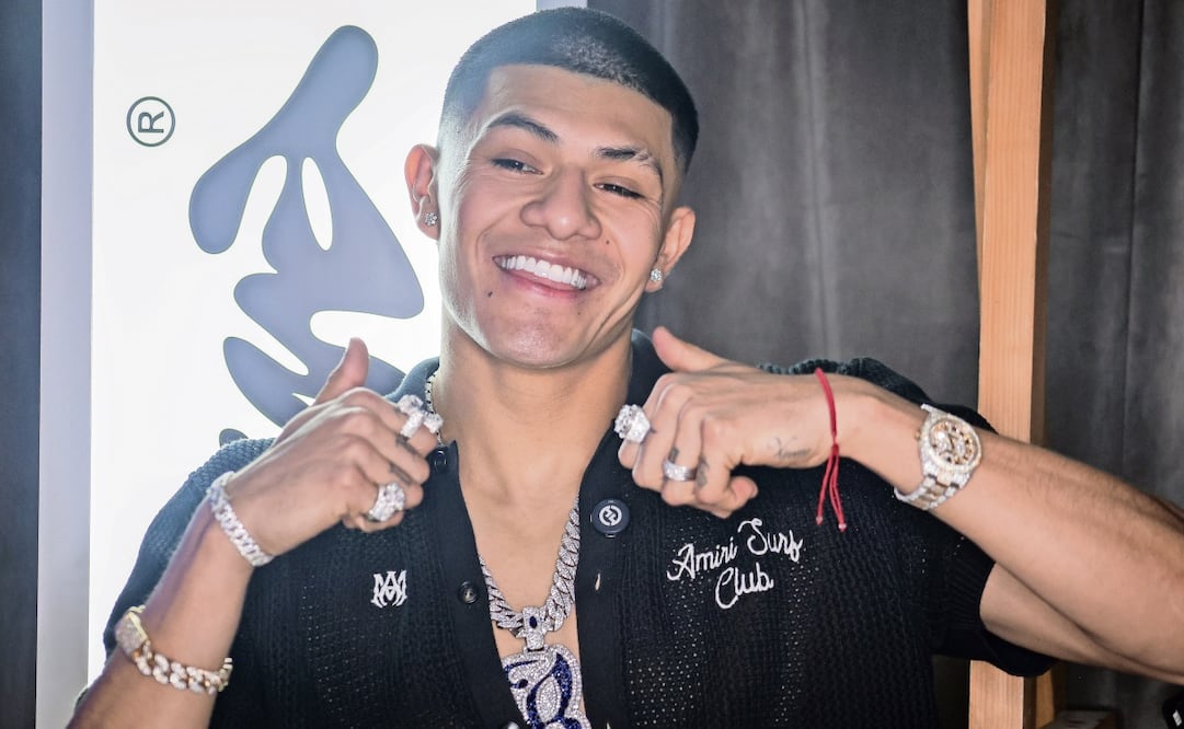 El Bogueto, en grabación "en la oficina".
Foto: Luis Camacho / EL UNIVERSAL