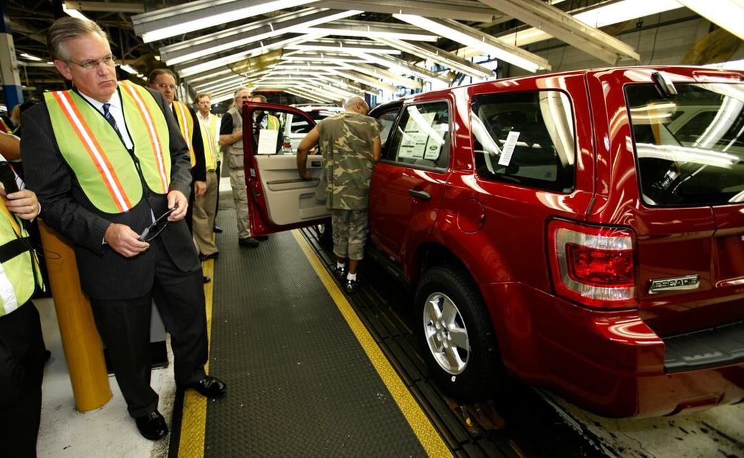 Ford Motor Co canceló la construcción de una planta automotriz en San Luis Potosí, lo que causó el agradecimiento del entonces presidente electo de Estados Unidos, Donald Trump. Foto: AP