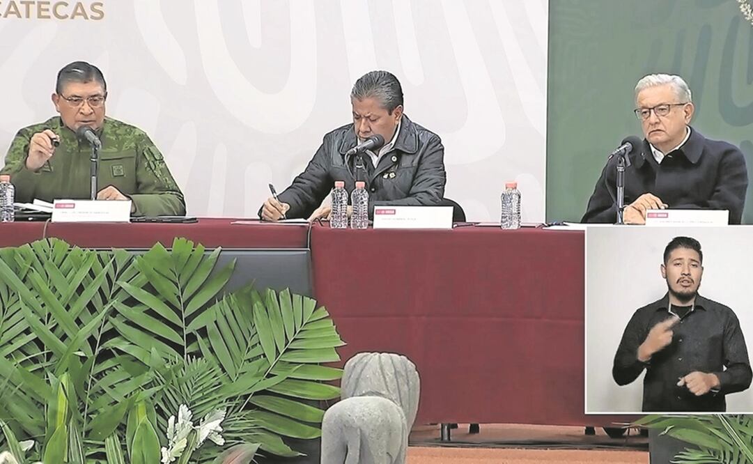 Ayer fue presentado el Plan de Apoyo a Zacatecas por parte del gobierno federal. Foto: Tomada de video