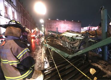 Sale del hospital oficial herido tras colapso en Templo Mayor
