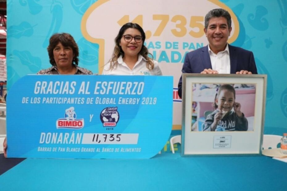 Entrega Bimbo más de un millón y medio de rebanadas de pan a bancos de alimentos