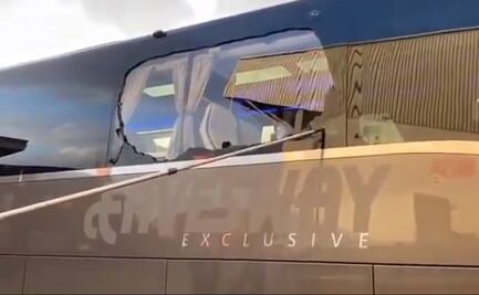 Atacan autobús del Real Madrid en su llegada al estadio del Liverpool