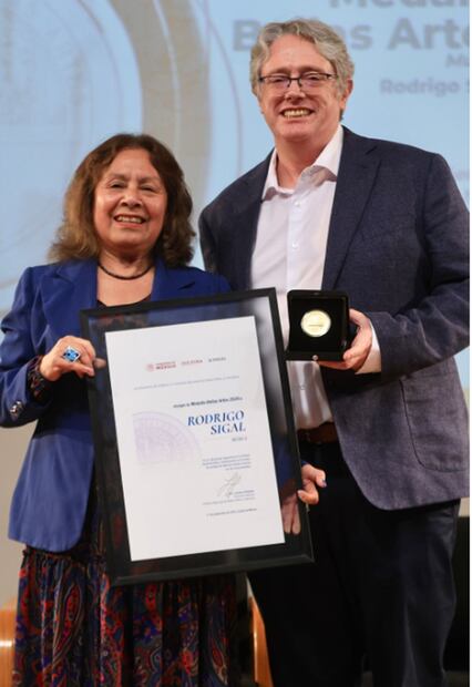 El compositor Rodrigo Sigal. Foto: Berenice Fregoso/EL UNIVERSAL.