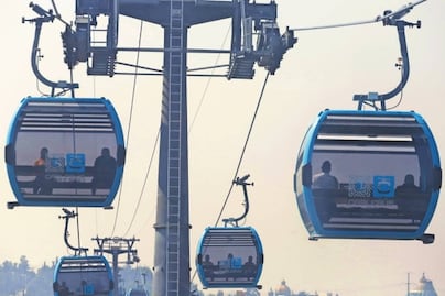 Cablebús: Colocan primera torre de más de 21 metros de altura de Línea 3