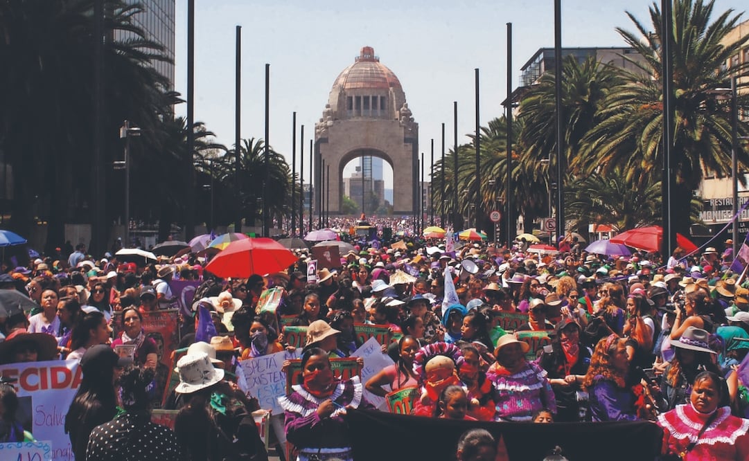 Cientos de mujeres salen a las calles de la Ciudad de México el 8 de marzo
para exigir trato digno, igualdad, equidad y justicia. Foto: Archivo/ EL UNIVERSAL