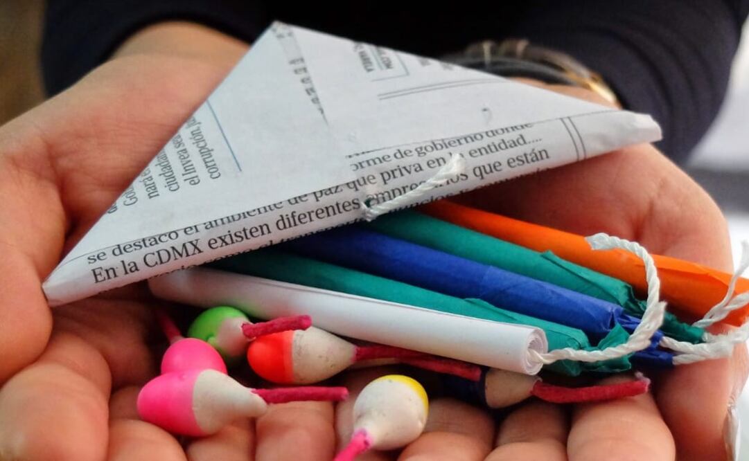 Uso de pirotecnia, peligroso para menores de edad. Foto: IMSS