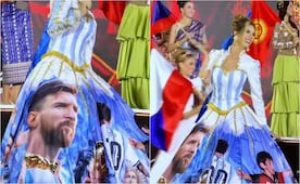 Candidata de Argentina a Miss Mundo 2026 sorprende con vestido dedicado a Leo Messi