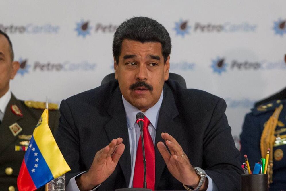 Maduro dijo que esperaba "explicaciones claras" del gobierno colombiano "sobre esto de prestarle el avión presidencial de Colombia a un señor que vino a apoyar a grupos extremistas" Foto: EFE