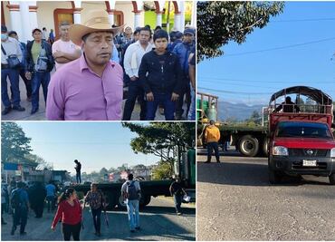 Indígenas bloquean carreteras; piden la renuncia de la alcaldesa de Teopisca, Josefa Sánchez