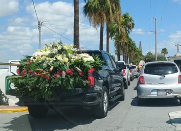 En medio de fuerte dispositivo de seguridad, sepultan al delegado de la FGR asesinado en Tamaulipas; lo despiden en medio de aplausos