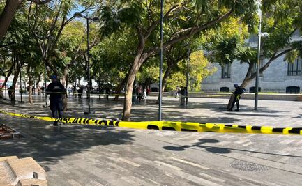Instalan cinta de seguridad en la Alameda Central; reforzaron vigilancia tras riña entre policías y comerciantes